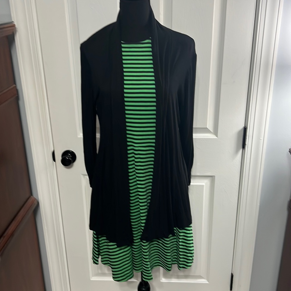 Stripped cotton dress